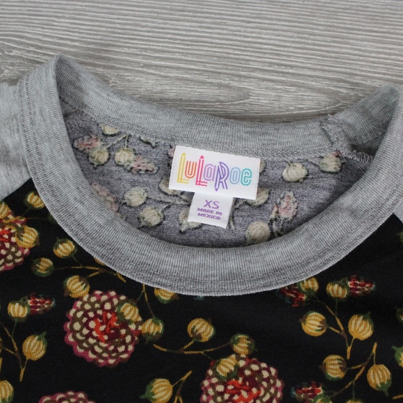 Unisex LuLaRoe Randy Ragland Tee Budding Flower XS - Picture 5 of 8